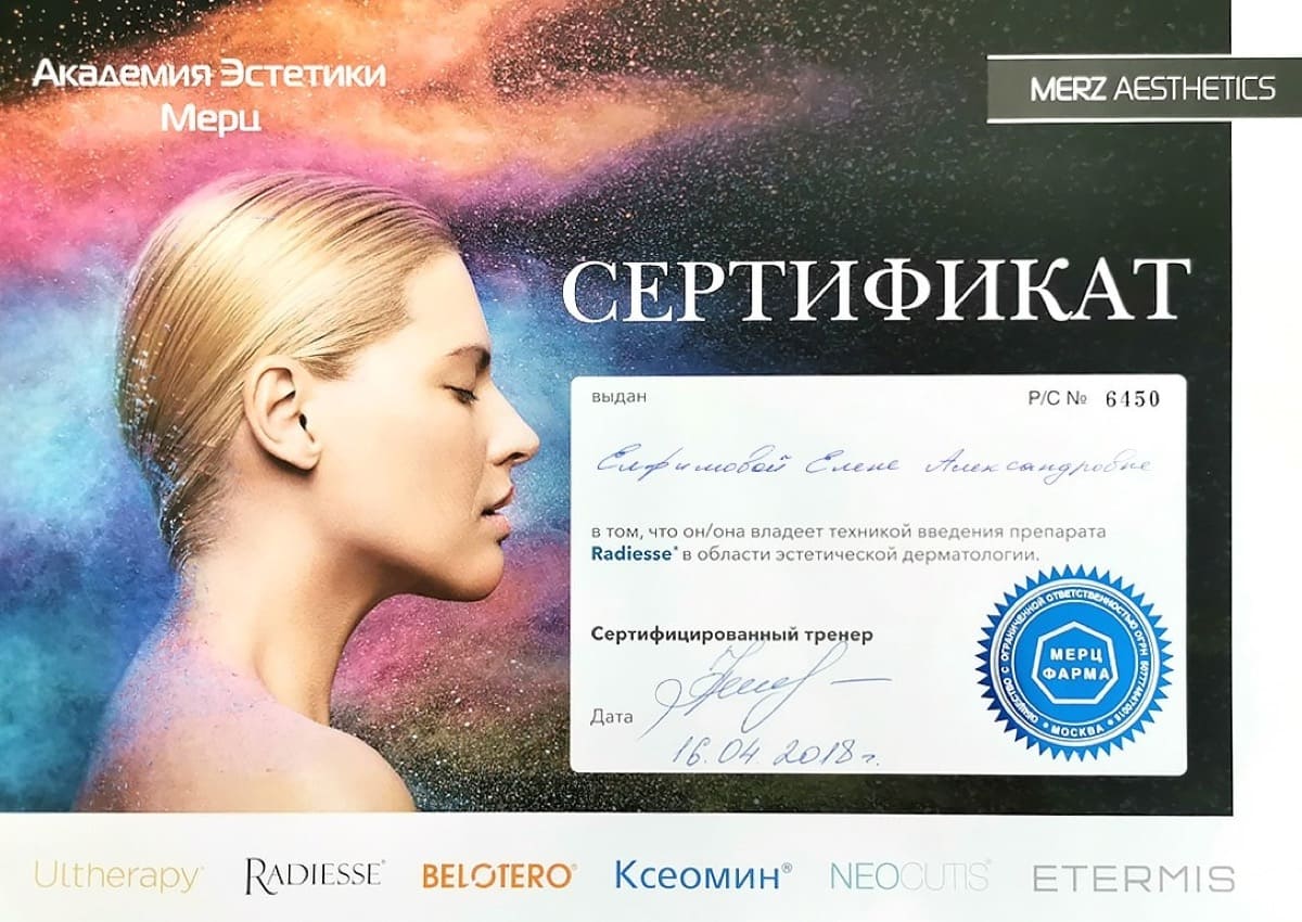 Диплом или сертификат Елена Александровна Елфимова — документ 20 из 37