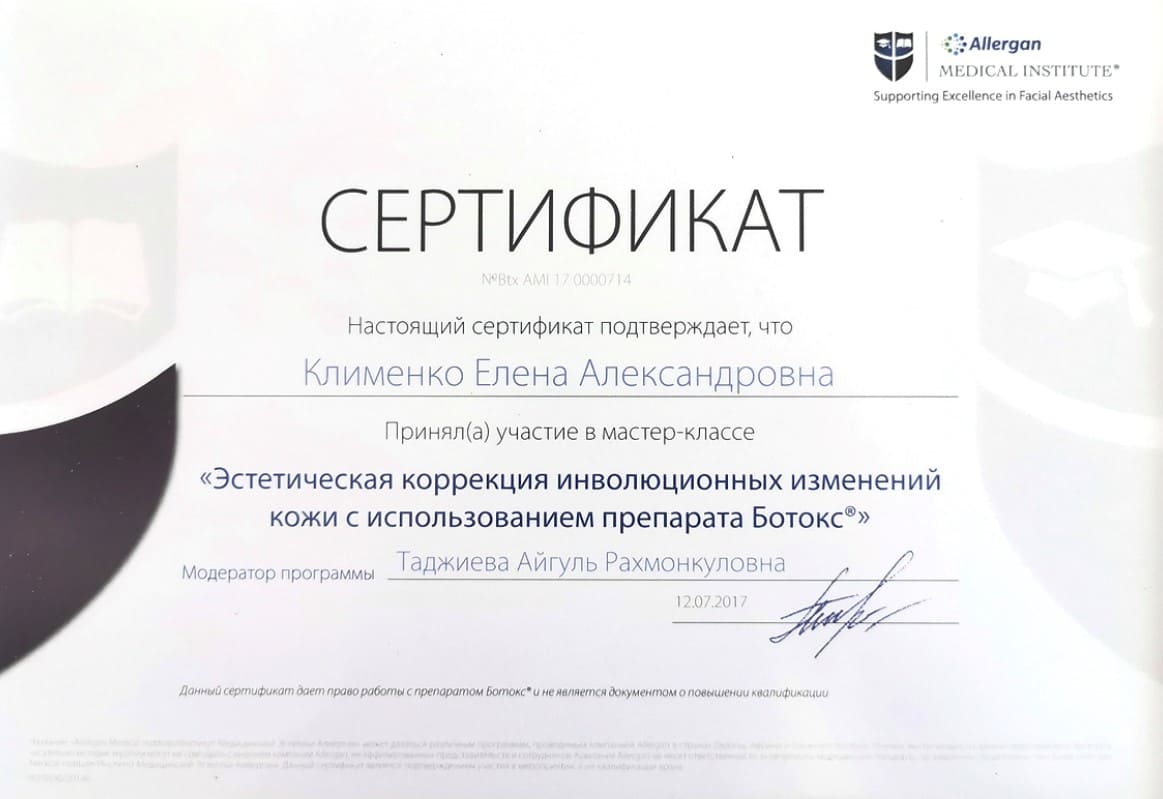 Диплом или сертификат Елена Александровна Елфимова — документ 12 из 37